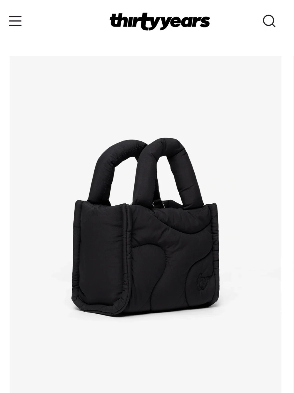 The Mini Drift Tote - Black